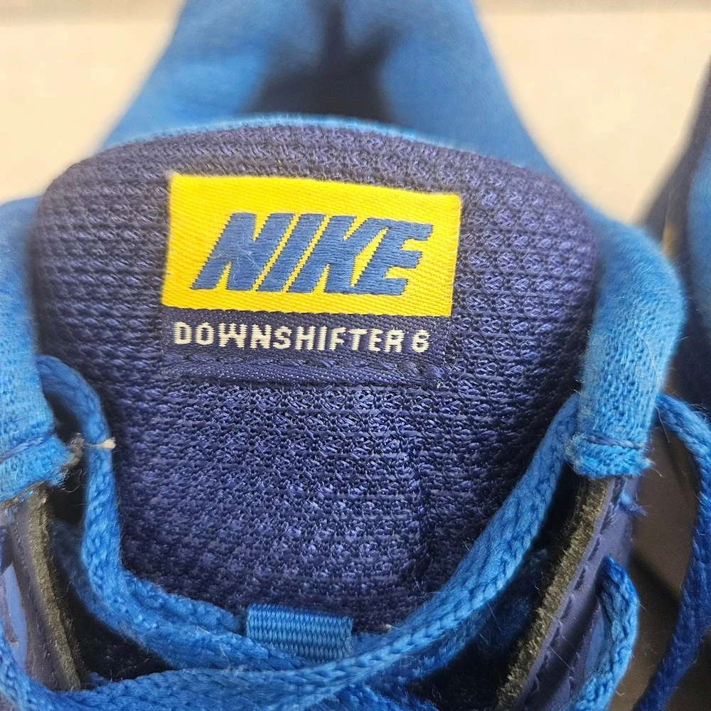 NIKE DOWNSHIFTER 6 KIDS | Running Shoes Blue Yellow Size 4Y